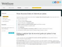 Tablet Screenshot of poneranunciosgratiseninternet.com